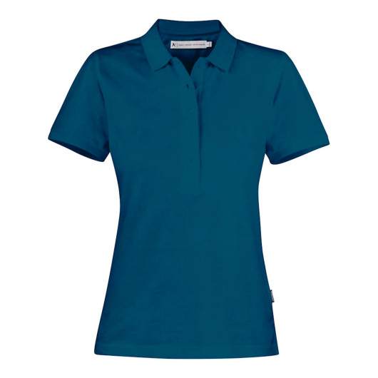 Neptune Womens Cotton Polos Petrol Blue